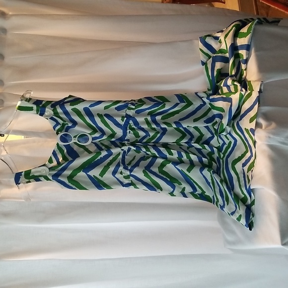 VINTAGE Doncaster Sun Dress with Wrap or Head Scarf, Size 12, $48 - Picture 3 of 14